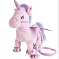Miniatyrbild 1 av 5: Elektrisk Gående Enhörning Gå/Dans/Sjung/Skaka Bakdel Plysch Leksak För Barn Födelsedagspresenter G Pink
