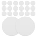20 stk Innfelt Lysarmatur Deksel Nedlys Diffusjonsplater Runde Diffusjonsark Skyggeplater White 5.90X5.90X0.10CM