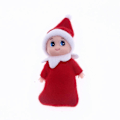 Miniatyrbild 1 av 5: Jultomte som beter sig illa Plyschleksak | Rolig Lång Böjbar Stygg Pojke Jultomtedocka | 30 cm Red Mini Doll 11CM