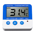 Miniatyrbild 2 av 5: Digital Kylskåpstermometer med Alarm och Max Min Temperatur Lättläst LCD-Display Digital Kyl