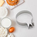 Miniatyrbild 4 av 5: 2 x 5 st Kakform Non-stick Skarp Skärkant Granatäpple Rostfritt Stål Kexform för Matbord
