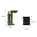 Miniatyrbild 4 av 4: Handpumpat vattenfilter 3-stegs Campingvattenrenare Filtersystem Överlevnadsutrustning 0,01 mikron (FMY)