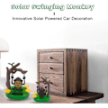 Miniatyrbild 5 av 5: Solcellsdriven Dansande Apopfigur, Dekor, Solcellsdriven Dansande Djur, Solcells-Gungande Apa