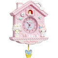 Miniatyrbild 2 av 5: Barnväggklocka 12 tum Cartoon Swing Flickor Barn Väggklocka Kvartsklocka Hem Dekoration för Sovrum