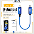 Miniatyrbild 5 av 5: ISOFT IS-003B Datakabel Lightning till Micro-USB för datakopiering
