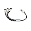 Miniatyrbild 5 av 5: USB C Han till 3 USB C Hon Splitter för Typ C Telefoner, Surfplattor, Bärbara Datorer