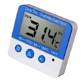 Miniatyrbild 3 av 5: Digital Kylskåpstermometer med Alarm och Max Min Temperatur Lättläst LCD-Display Digital Kyl