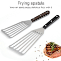 Miniatyrbild 2 av 5: Stekspade för kök, fiskskrapa, halkfri köksredskap, slitsad fiskspade i rostfritt stål för grillning, lyftning, matlagning och stekning (FMY)