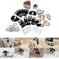 Miniatyrbild 2 av 4: Multifunktionellt Verktyg Sågblad Tillbehör Kit, 100st Oscillerande Multimaster Blad, för Dremel Fein Multimaster Makita Bosch Rockwell Sonicrafter Ac