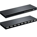 Miniatyrbild 1 av 5: 8 Port 1 In 8 Ut 1x8 HDMI Splitter Ljud Video 1080p Hub För HD HDTV 4k 3D DVD lin