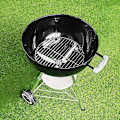 Miniatyrbild 3 av 3: 7440 34CM Grillgaller i blank nickelpläterat stål för Weber Charcoal Kettle 47CM kolgrillar, Weber One-Touch, Bar-B-Kettle, (FMY)