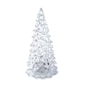 Miniatyrbild 1 av 5: 27CM Ljusupplyst Julgran Färgglad Belysning Batteridriven Semester Heminredning Akryl LED Clear 27cm