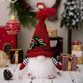 Miniatyrbild 1 av 5: 2024 Dekorationer LED Tomte Paljetter Ansiktslös Docka Nattlampa för Hem Semester Jul Ornament Gåva Navidad Nyår H 30cm