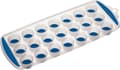Isbitsform med silikonbas, 21 isbitar, 11,9 x 29,9 x 2,5 cm, Blå (FMY)