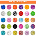 Miniatyrbild 2 av 5: 2500+ Loom Bands Kit, 30 Färger Loom Gummiband För DIY Påfyllning Armbandstillverkning Hantverkspaket, Loom Twist Bands Med Fler Tillbehör I Förvaringslåda