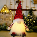 Miniatyrbild 1 av 5: 2024 Dekorationer LED Tomte Paljetter Ansiktslös Docka Nattlampa för Hem Semester Jul Ornament Gåva Navidad Nyår C 30cm