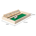 Miniatyrbild 2 av 5: Shut The Box 2 Spelare Spel För Bar Spritspel Tärning Med Fami Strategi C Spel 21x14.5x2.5cm (