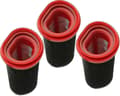 3 stk. 25,2v/21,6v filter til Bosch Flexxo serie 4 trådløs støvsuger Bbh32101 osv., erstatning