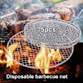 Miniatyrbild 2 av 5: 5 st/set Rund Engångs BBQ Grillgaller Rostnät Grill Bakplåt 28cm