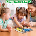 Miniatyrbild 3 av 5: Shut The Box i trä - Klassiskt tärnings- och brädspel för familjer och fester