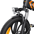 Miniatyrbillede 6 af 9: ENGWE P1 Elektrisk Foldbar Cykel - 20 Tommer - 250W Motor - 7 Gear - 100 km Rækkevidde - Mekaniske Skivebremser - Black