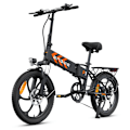 Miniatyrbillede 2 af 9: ENGWE P1 Elektrisk Foldbar Cykel - 20 Tommer - 250W Motor - 7 Gear - 100 km Rækkevidde - Mekaniske Skivebremser - Black