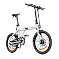 Miniatyrbillede 2 af 5: ENGWE P20 Elektrisk Foldecykel - Carbon Remtræk - 20 Tommer - 250W Motor - 100 km Rækkevidde - Hydrauliske Skivebremser - White