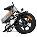 Miniatyrbillede 4 af 7: ENGWE P1 Elektrisk Foldbar Cykel - 20 Tommer - 250W Motor - 7 Gear - 100 km Rækkevidde - Mekaniske Skivebremser - Silver