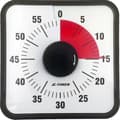 Miniatyrbillede 1 af 2: Visuel Timer STOR 60min - klasseværelse skole for børn 19cm sort