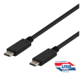 USBC till USBC-kabel 1m 10Gbps 100W 5A USB 3.2 Gen 2 Emarket