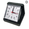 Väckarklocka Bärbar Inget Tick Snooze Tyst Liten Sängklocka Black