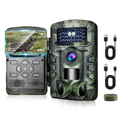 Trail Camera, 58MP Full HD Trail Camera, IP66 Waterproof Animal Camera, Game Camera with 2.0 inch Video Screen