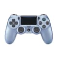 PS4-kontroll DoubleShock för Playstation 4 Titanium blue