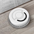 Miniatyrbild 2 av 5: Robotdammsugare Handsfree Dubbelanvändning ABS Automatisk Roterande Mopprengörare för Skräp