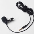 Miniatyrbilde 4 av 5: /#/2PCS PC-mikrofon 3,5 mm Jack Audio med klips og lodden vindskjerm 2m Mini Lavalier-mikrofon Intervju Kondensator for Skype iPhone Android/#/