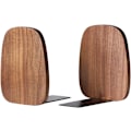 Pikkukuva 1 / 5: Puusta käsintehdyt kirjanpäätyt 140x120x108mm (1 pari - pähkinäpuu) Stu
