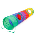 Miniatyrbillede 1 af 5: #Foldbar Kanin Tunnel 1-Vejs Kanin Skjulested Lille Legetøj Dyreaktivitets Tunnel til Dværgkaniner Marsvin Katte med Bold#