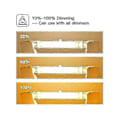 Miniatyrbilde 5 av 5: R7s halogenlampe 118mm 200w 230v halogenstav R7s halogenlampe R7s dimbar halogenlampe L