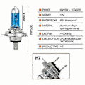 Miniatyrbillede 3 af 5: 10x H7 100w 8500k Xenon Hvidt Forlygte Effekt Hid Pærer 12v Bil Pærer Lamper