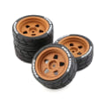 Miniatyrbilde 3 av 5: #4stk/sett Klassiske Driftdekk RC-dekk for 1/10 Ken Block RV Rally Ford Mustang 1965 RC-bilmodifikasjonsdel#