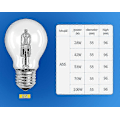 Miniatyrbilde 2 av 5: 4 stk A55 halogen energisparende lampe gammeldags pære halogen wolfram øyevern oppvarming oppdrettslampe fullspektrum dimmbar E27 skrue