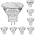 Miniatyrbild 1 av 5: Vinterkampanj, mr11 12v 35w Halogenlampor Gu4 Spot Base 2800k Varmvit, Dimbar, 8-pack