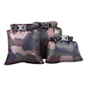 Miniatyrbillede 1 af 2: 3 stk. 1,5L+2,5L+3,5L Vandtæt Dry Bag Opbevaringspose til Camping Sejlads Kajak Rafting Fiskeri (Camouflage)