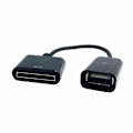 Pikkukuva 2 / 4: 10 cm Docking 30-nastainen USB 2.0 -nastaiseen naisliitäntään lyhyt kaapeli telakointi 30p musta &