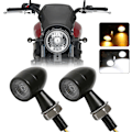 Miniatyrbillede 1 af 5: /#/12V LED-blinklys til motorcykler, 2 stk. Mini-blinklys/#/