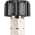 Miniatyrbild 3 av 3: Högtryckstvättadapter, Metrisk M22 Hona Till 1/4 Tum Hona Npt-koppling, 5000 Psi