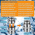 Miniatyrbillede 3 af 4: Vægmonteret Slangerulle Vandhane Adapter Kit - Vask Diverter Adapter - Slange Adapter