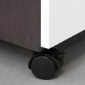 Miniatyrbillede 4 af 5: *Sæt med 4 drejelige hjul Ø 50 mm med monteringsplade/kugleleje Bl*