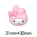Miniatyrbillede 5 af 5: #7 stk. Kuromi Cinnamon Dog Harpiks Ornamenter, Håndlavede Ornamenter#