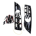 Miniatyrbilde 5 av 5: Frontfanger Tåkelys Grill + DRL LED For B6 2007-2011 Vanntett